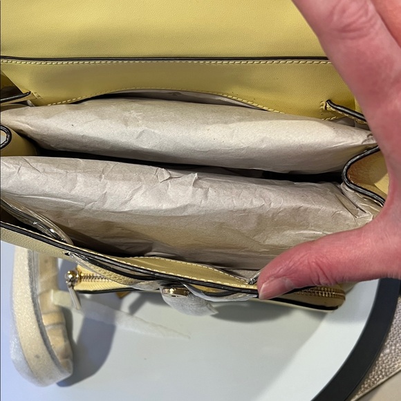 Kate Spade Kristi Medium Flap Butter Yellow Backpack NWT - Picture 12 of 12